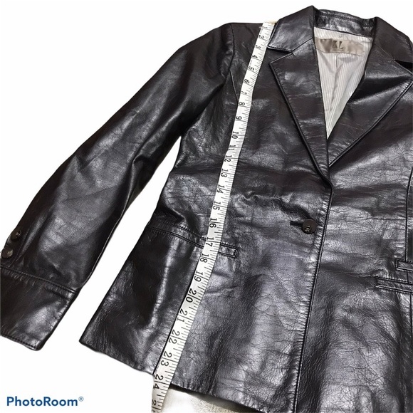 Karl Lagerfeld Leather Blazer - Picture 4 of 7